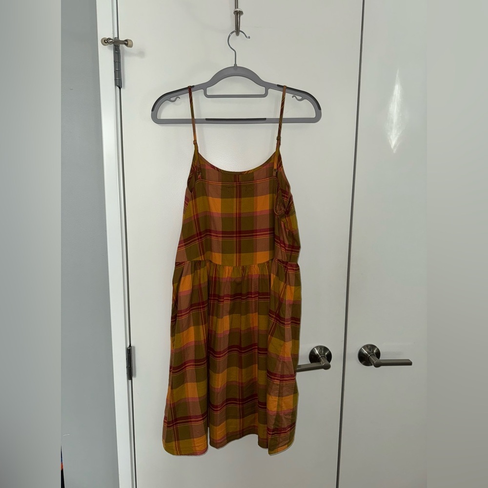 Madewell Plaid Babydoll Cami Dress - Picture 2 of 8